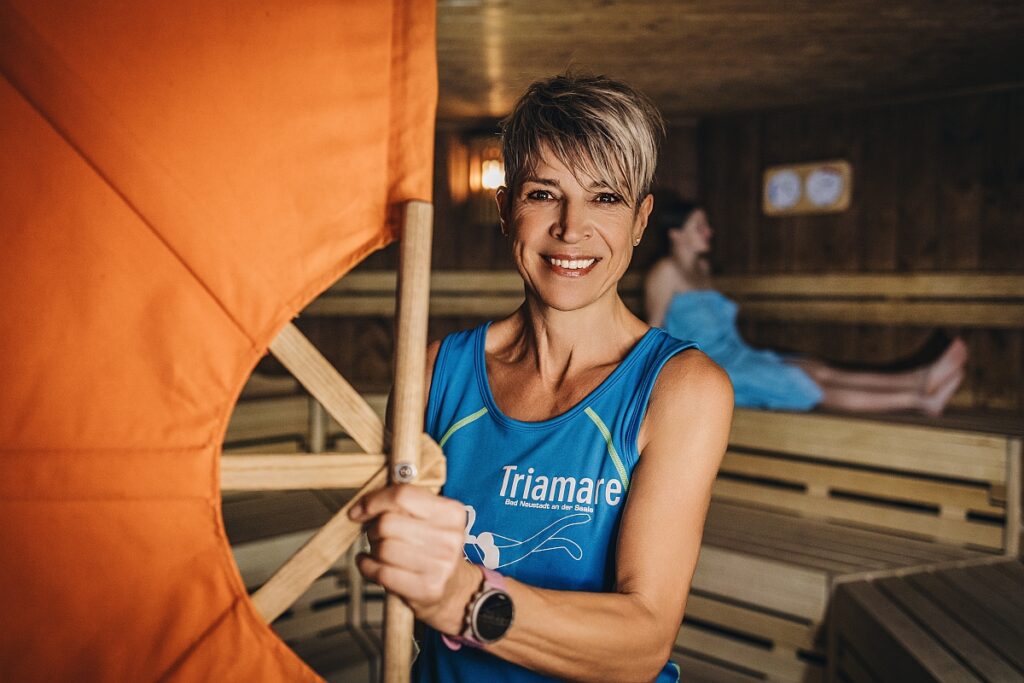 Susanne Hölderle, Kursleiterin im Team Bad/Sauna Triamare Bad Neustadt a. d. Saale